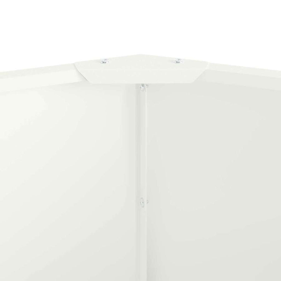 Plantenbak Wit 120 x 120 x 35 cm Staal