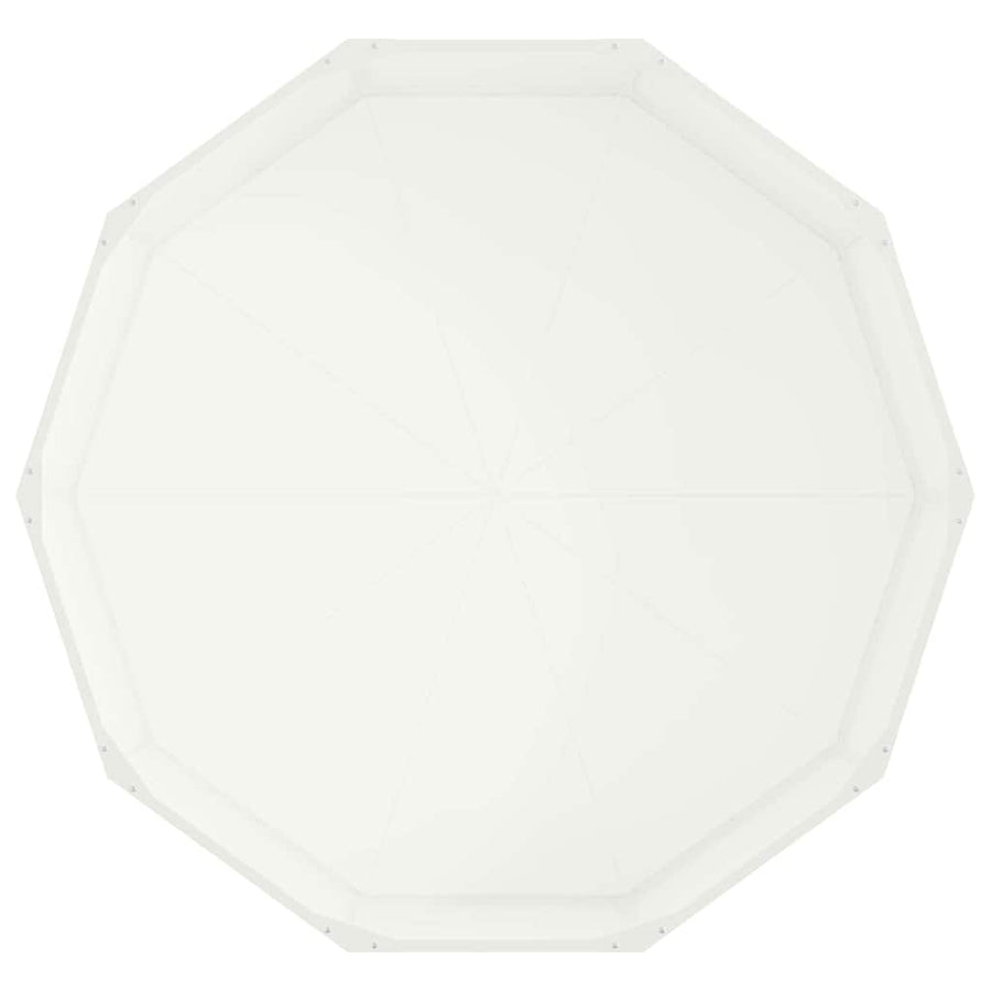 Plantenbak Wit 120 x 120 x 35 cm Staal