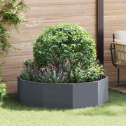 Plantenbak staal 120x120x35 cm antraciet