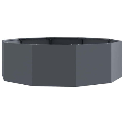 Plantenbak Antraciet 120 x 120 x 35 cm Staal