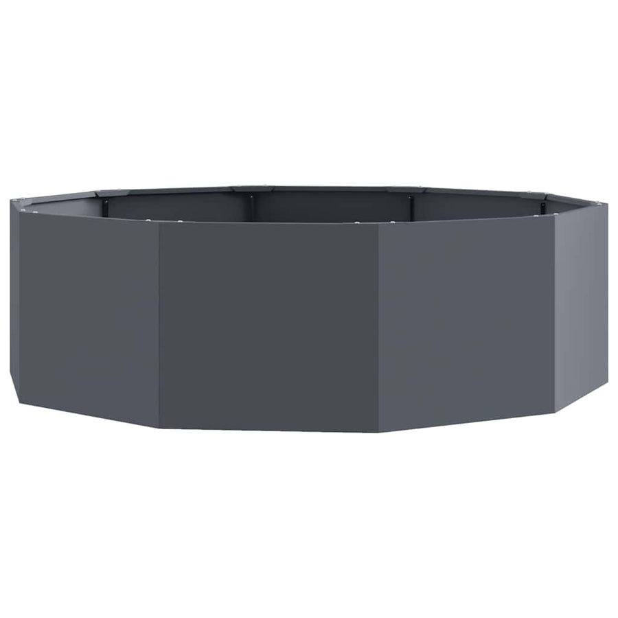 Plantenbak Antraciet 120 x 120 x 35 cm Staal