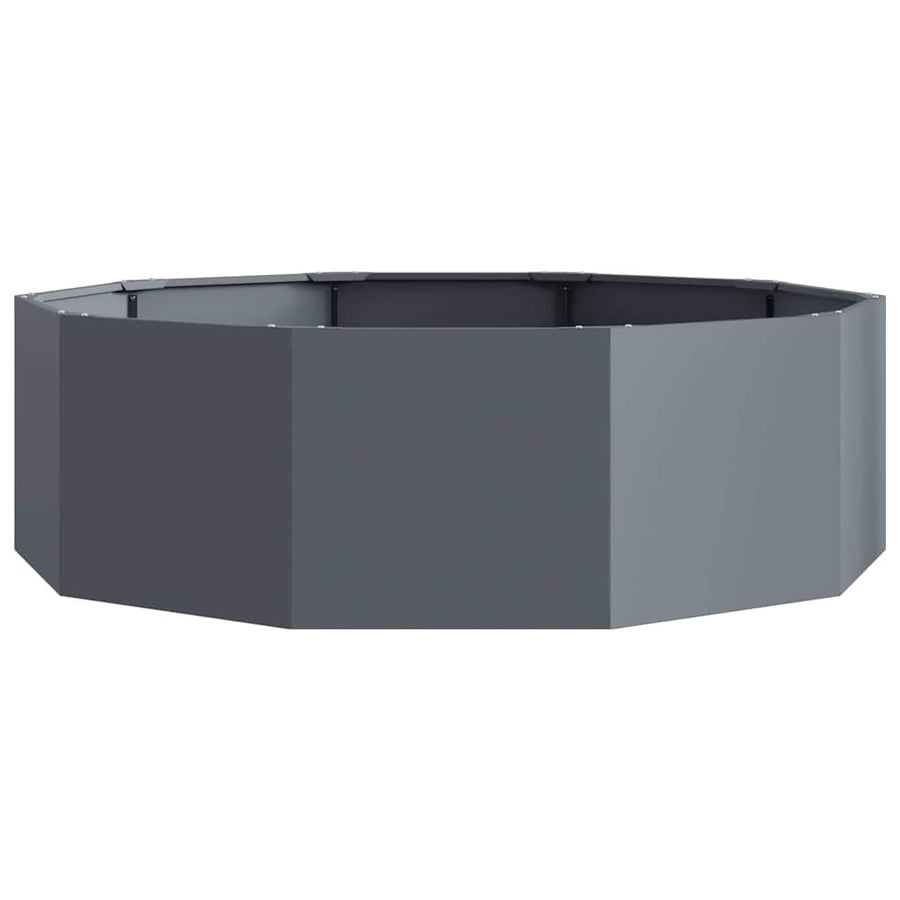 Plantenbak Antraciet 120 x 120 x 35 cm Staal