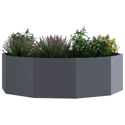 Plantenbak Antraciet 120 x 120 x 35 cm Staal