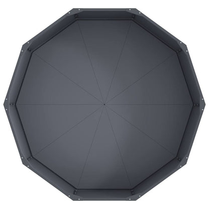 Plantenbak Antraciet 120 x 120 x 35 cm Staal