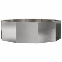 Plantenbak Zilver 120 x 120 x 35 cm Roestvrij staal