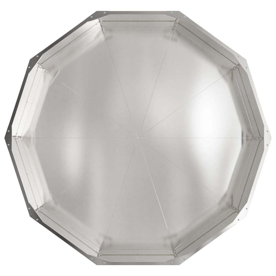 Plantenbak Zilver 120 x 120 x 35 cm Roestvrij staal