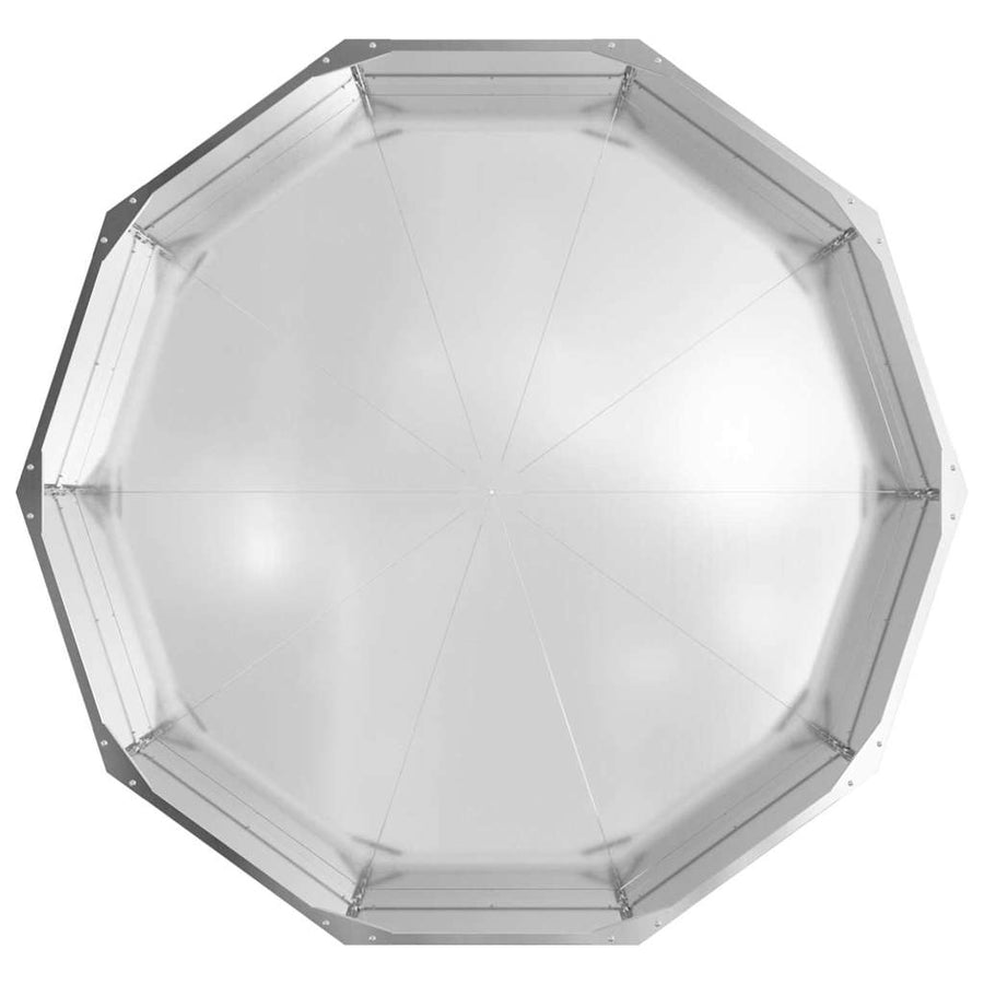 Plantenbak Zilver 120 x 120 x 35 cm Gegalvaniseerd staal