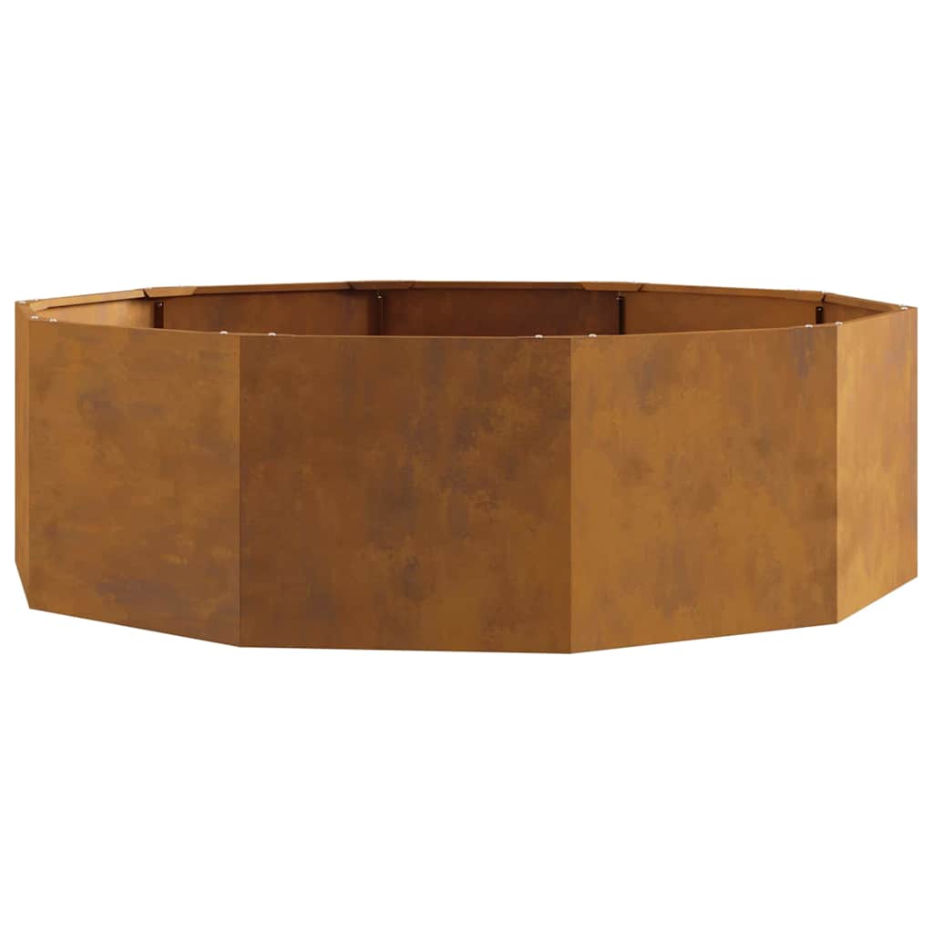 Plantenbak Roestig 120 x 120 x 35 cm Cortenstaal