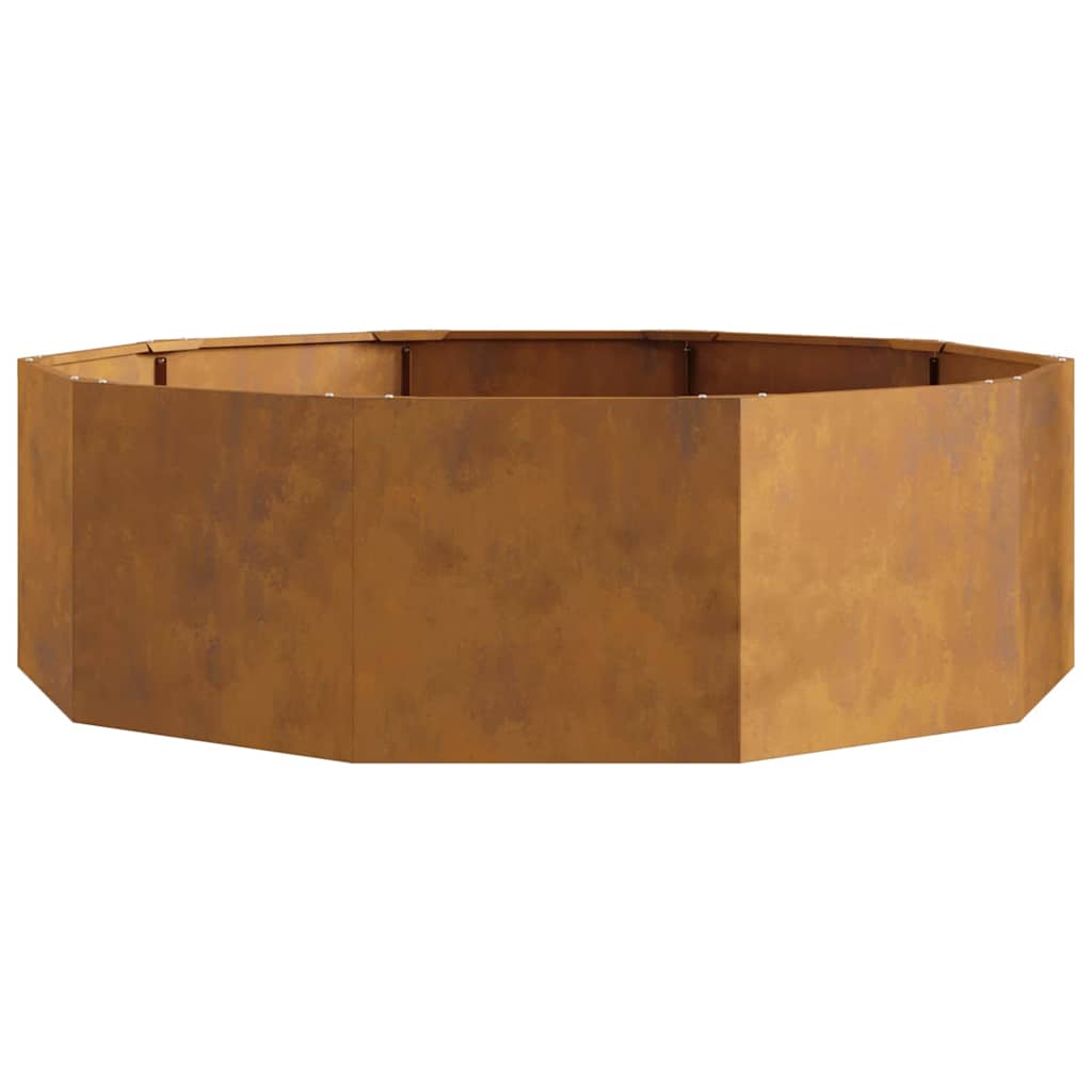 Plantenbak Roestig 120 x 120 x 35 cm Cortenstaal