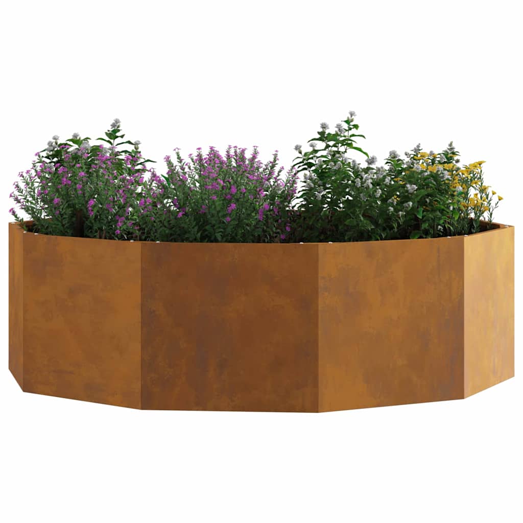 Plantenbak Roestig 120 x 120 x 35 cm Cortenstaal