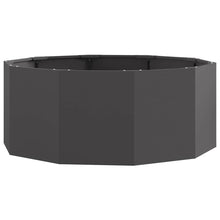 Plantenbak Zwart 90 x 90 x 35 cm Staal