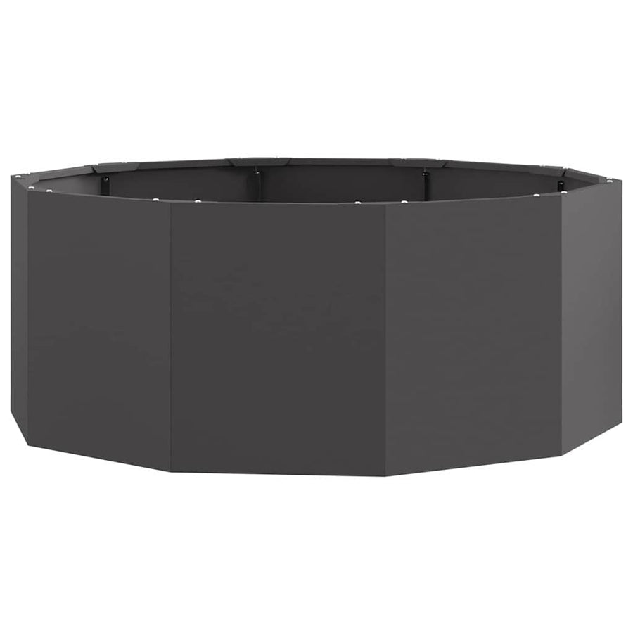 Plantenbak Zwart 90 x 90 x 35 cm Staal