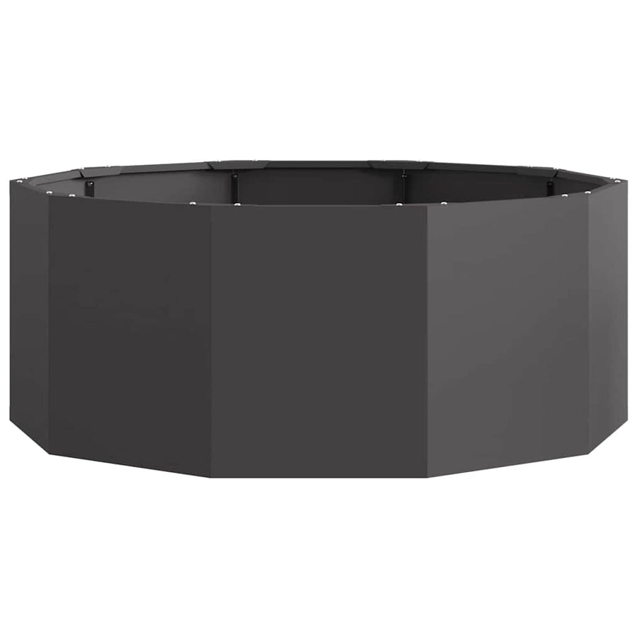 Plantenbak Zwart 90 x 90 x 35 cm Staal