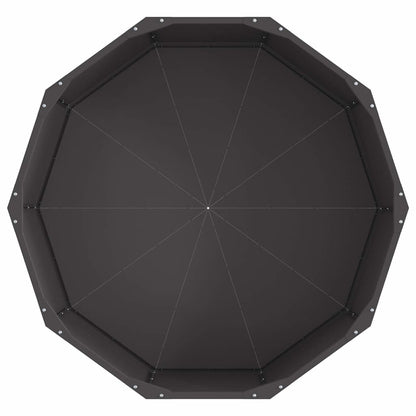Plantenbak Zwart 90 x 90 x 35 cm Staal