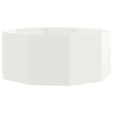 Plantenbak Wit 90 x 90 x 35 cm Staal