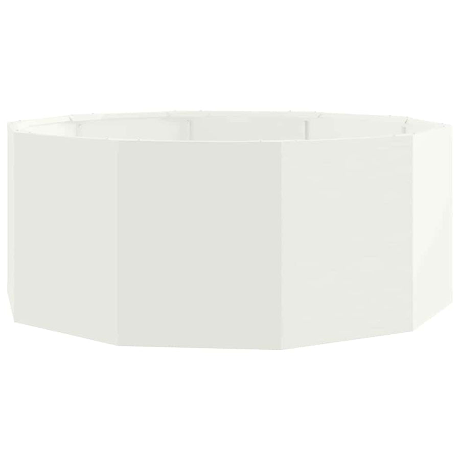 Plantenbak Wit 90 x 90 x 35 cm Staal