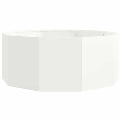 Plantenbak Wit 90 x 90 x 35 cm Staal