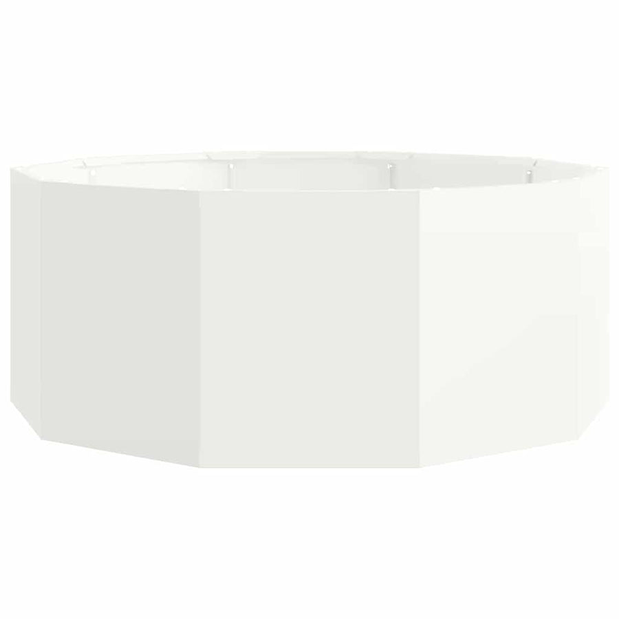 Plantenbak Wit 90 x 90 x 35 cm Staal