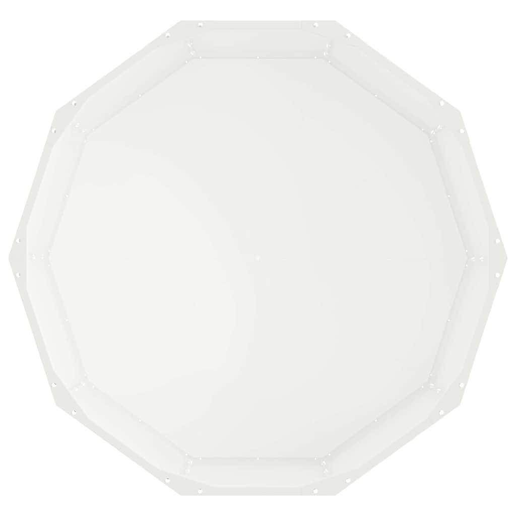 Plantenbak Wit 90 x 90 x 35 cm Staal