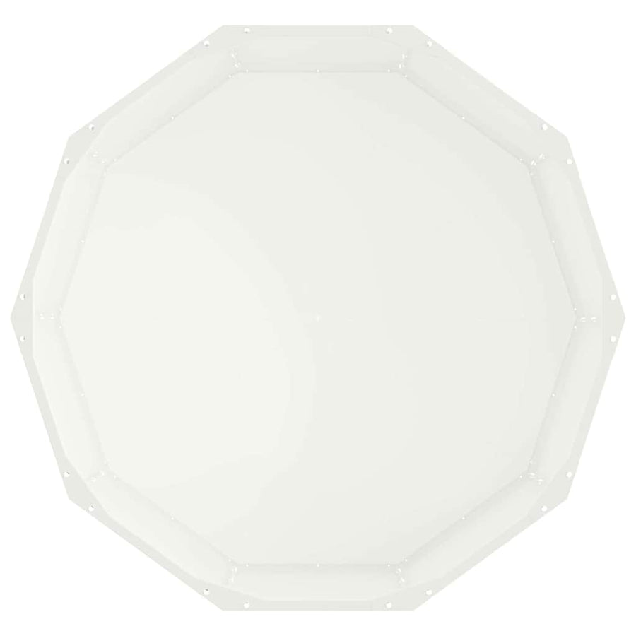 Plantenbak Wit 90 x 90 x 35 cm Staal