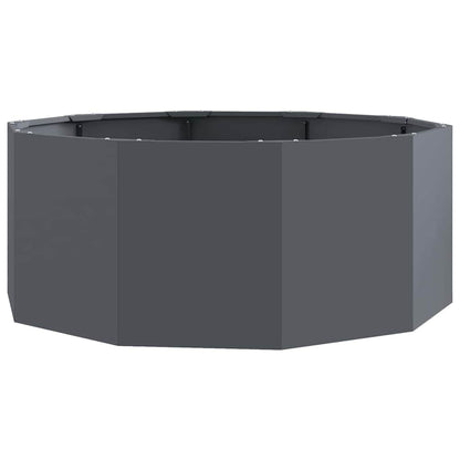 Plantenbak Antraciet 90 x 90 x 35 cm Staal
