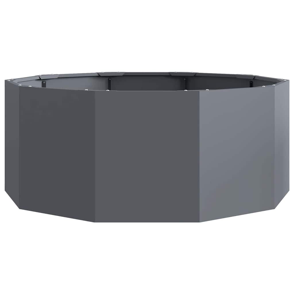 Plantenbak Antraciet 90 x 90 x 35 cm Staal