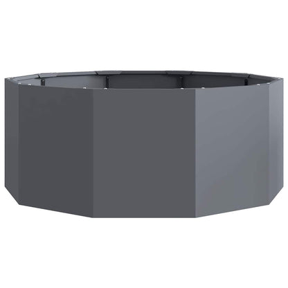 Plantenbak Antraciet 90 x 90 x 35 cm Staal