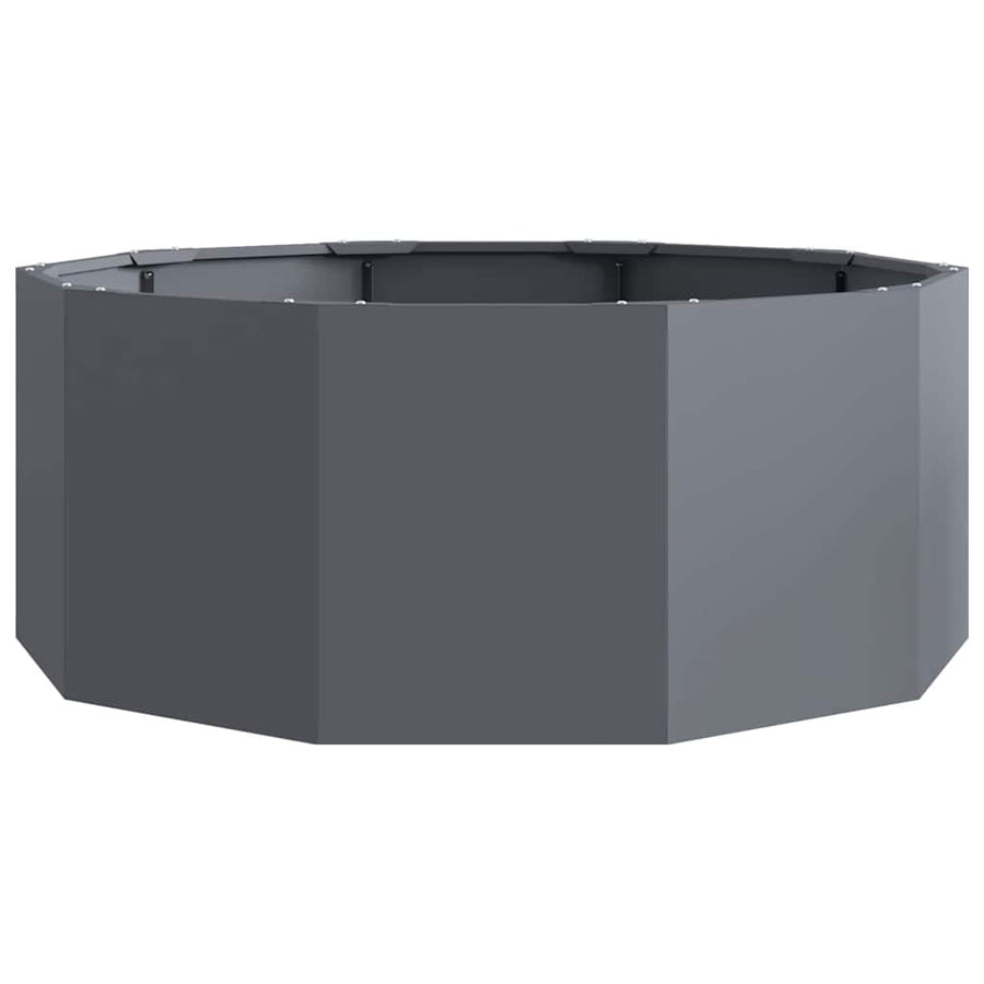 Plantenbak Antraciet 90 x 90 x 35 cm Staal