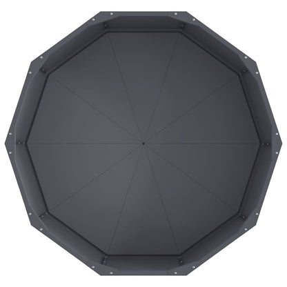 Plantenbak Antraciet 90 x 90 x 35 cm Staal