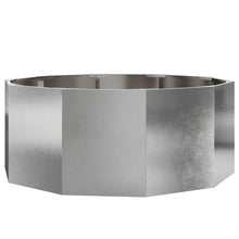 Plantenbak Zilver 90 x 90 x 35 cm Roestvrij staal
