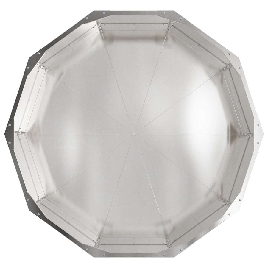 Plantenbak Zilver 90 x 90 x 35 cm Roestvrij staal