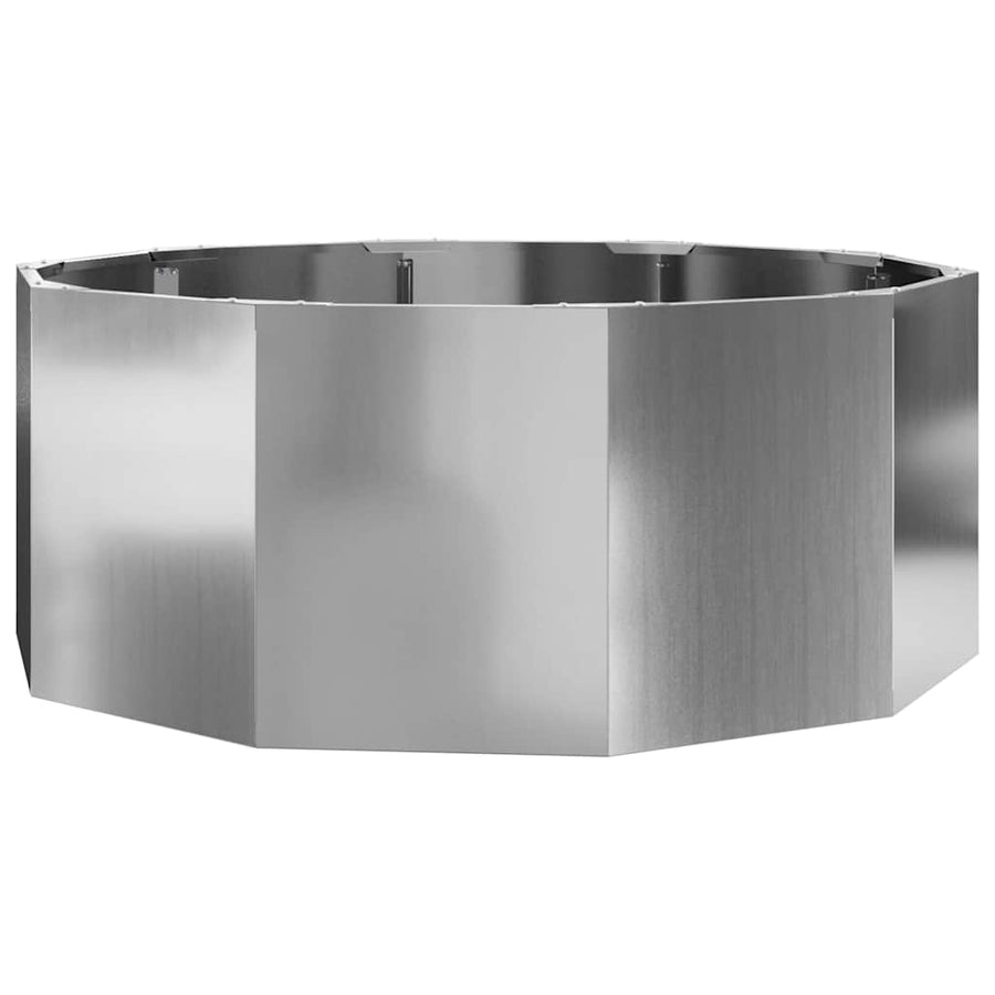 Plantenbak Zilver 90 x 90 x 35 cm Gegalvaniseerd staal