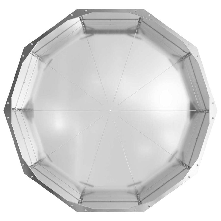 Plantenbak Zilver 90 x 90 x 35 cm Gegalvaniseerd staal