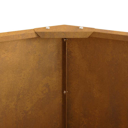 Plantenbak Roestig 90 x 90 x 35 cm Cortenstaal