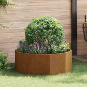 Planter Rusted 90 x 90 x 35 cm Corten Steel