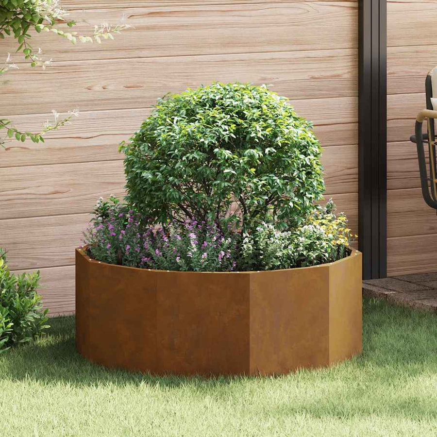 Plantenbak Roestig 90 x 90 x 35 cm Cortenstaal