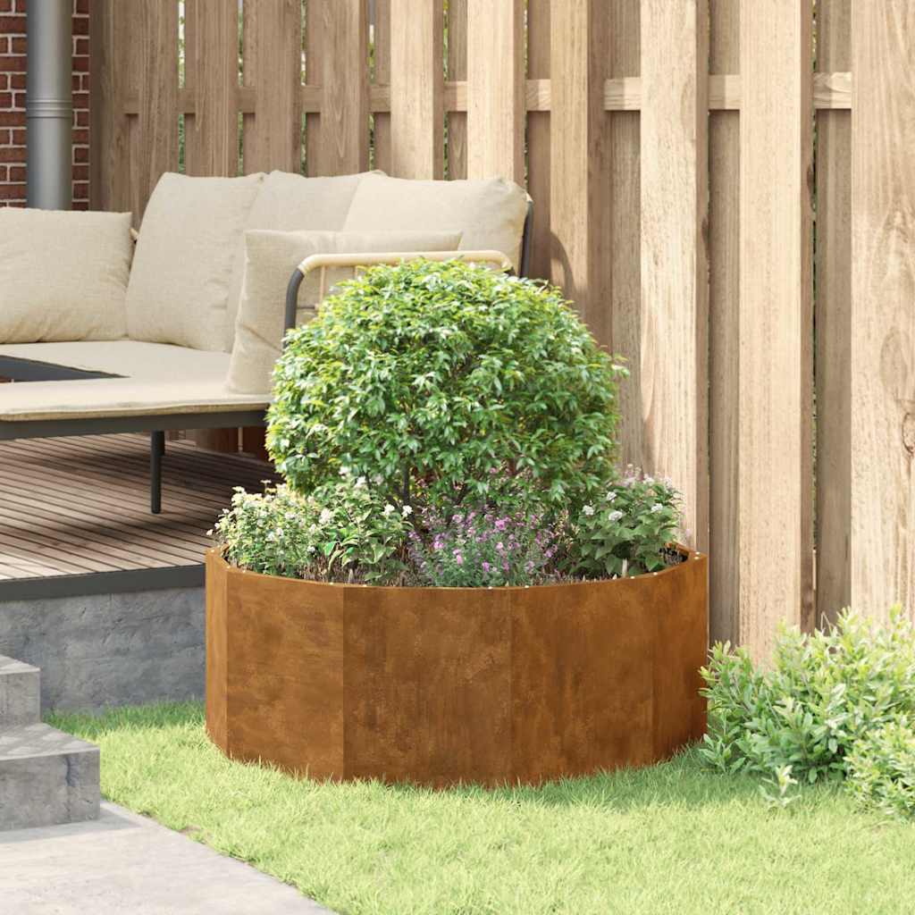 Plantenbak Roestig 90 x 90 x 35 cm Cortenstaal