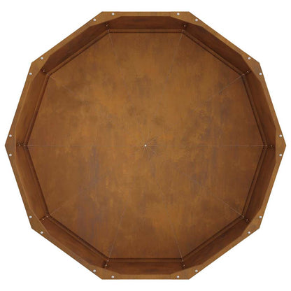 Plantenbak Roestig 90 x 90 x 35 cm Cortenstaal