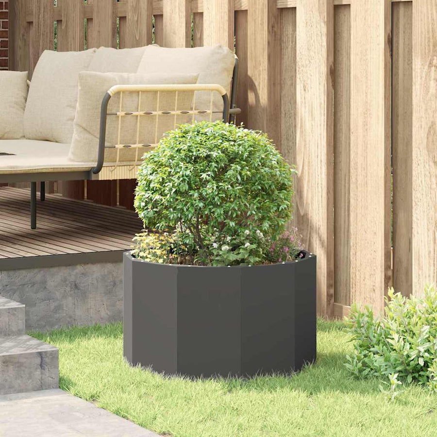 Plantenbak Zwart 60 x 60 x 35 cm Staal