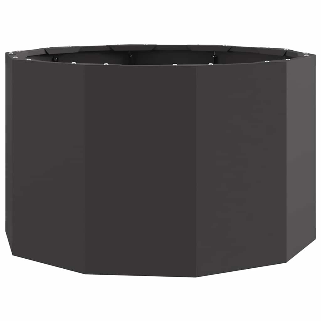 Plantenbak Zwart 60 x 60 x 35 cm Staal