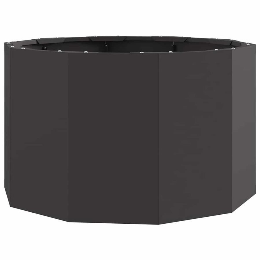 Plantenbak Zwart 60 x 60 x 35 cm Staal