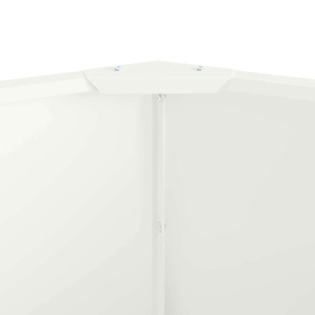 Plantenbak Wit 60 x 60 x 35 cm Staal