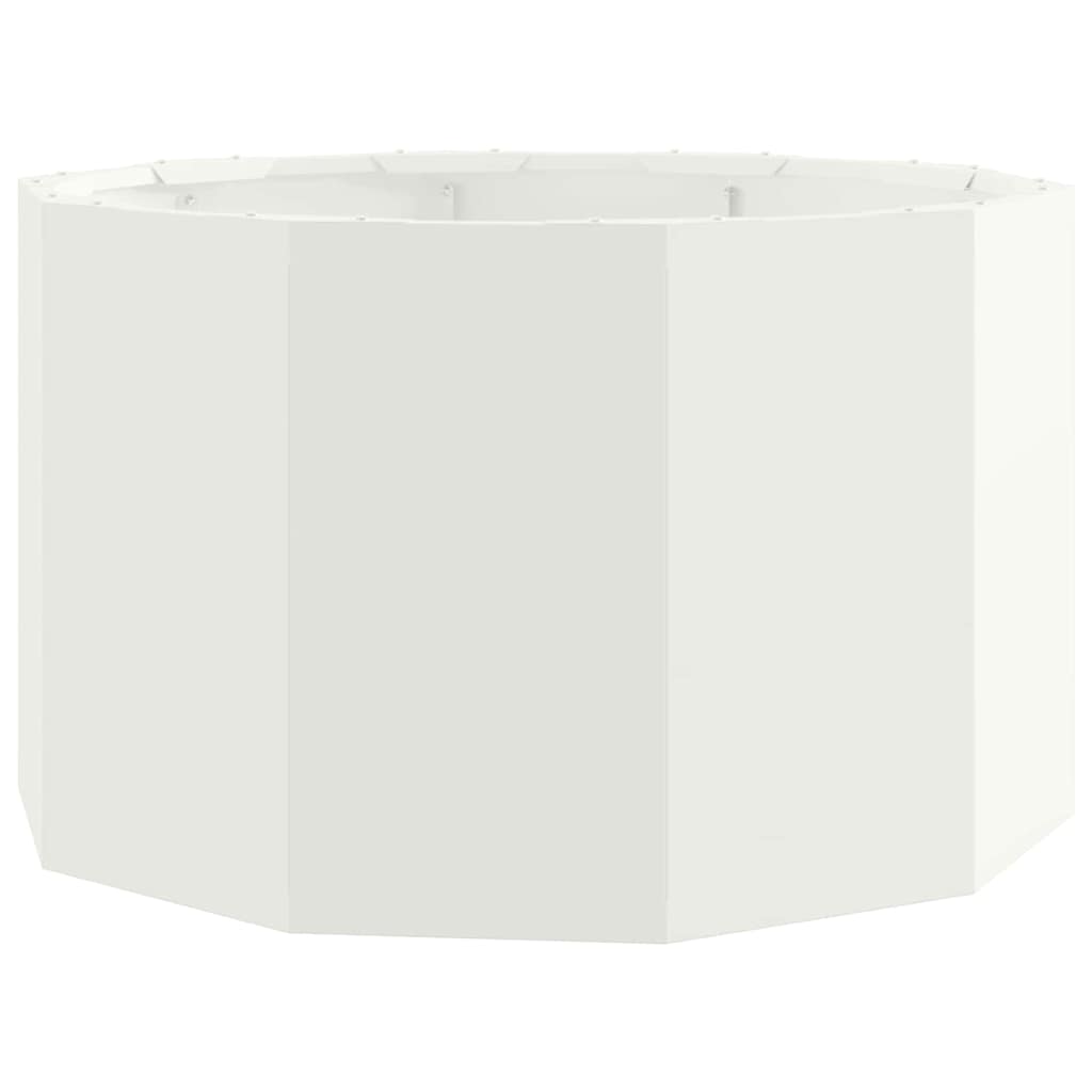 Plantenbak Wit 60 x 60 x 35 cm Staal