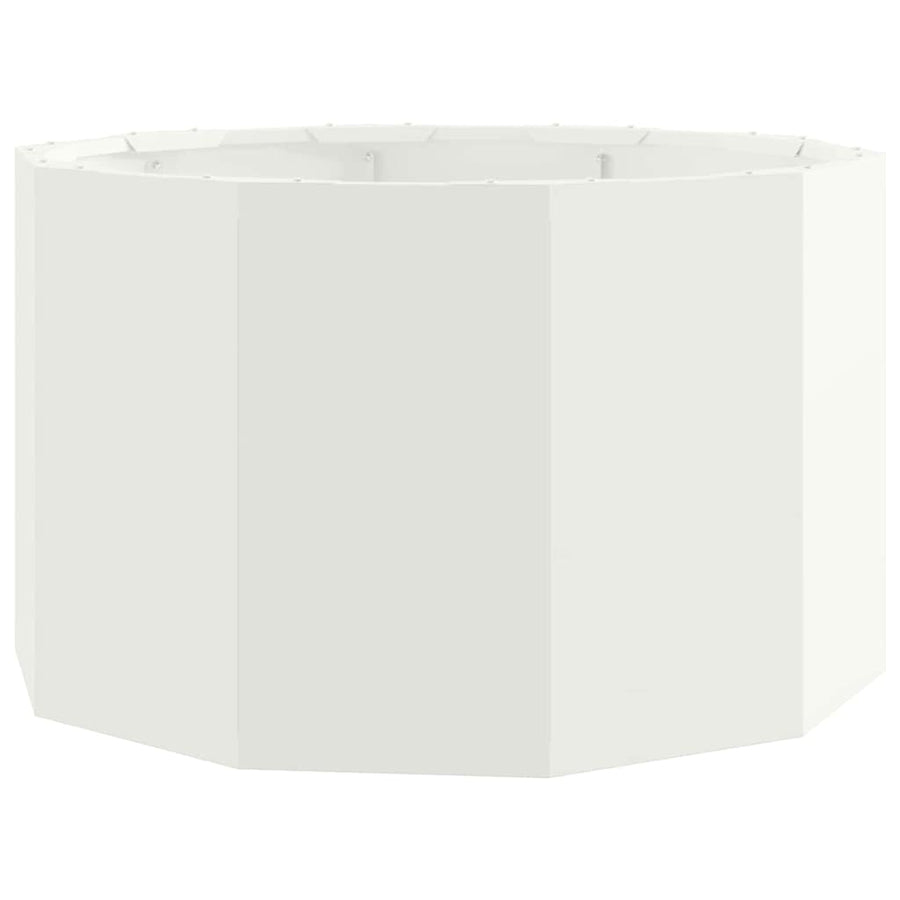Plantenbak Wit 60 x 60 x 35 cm Staal