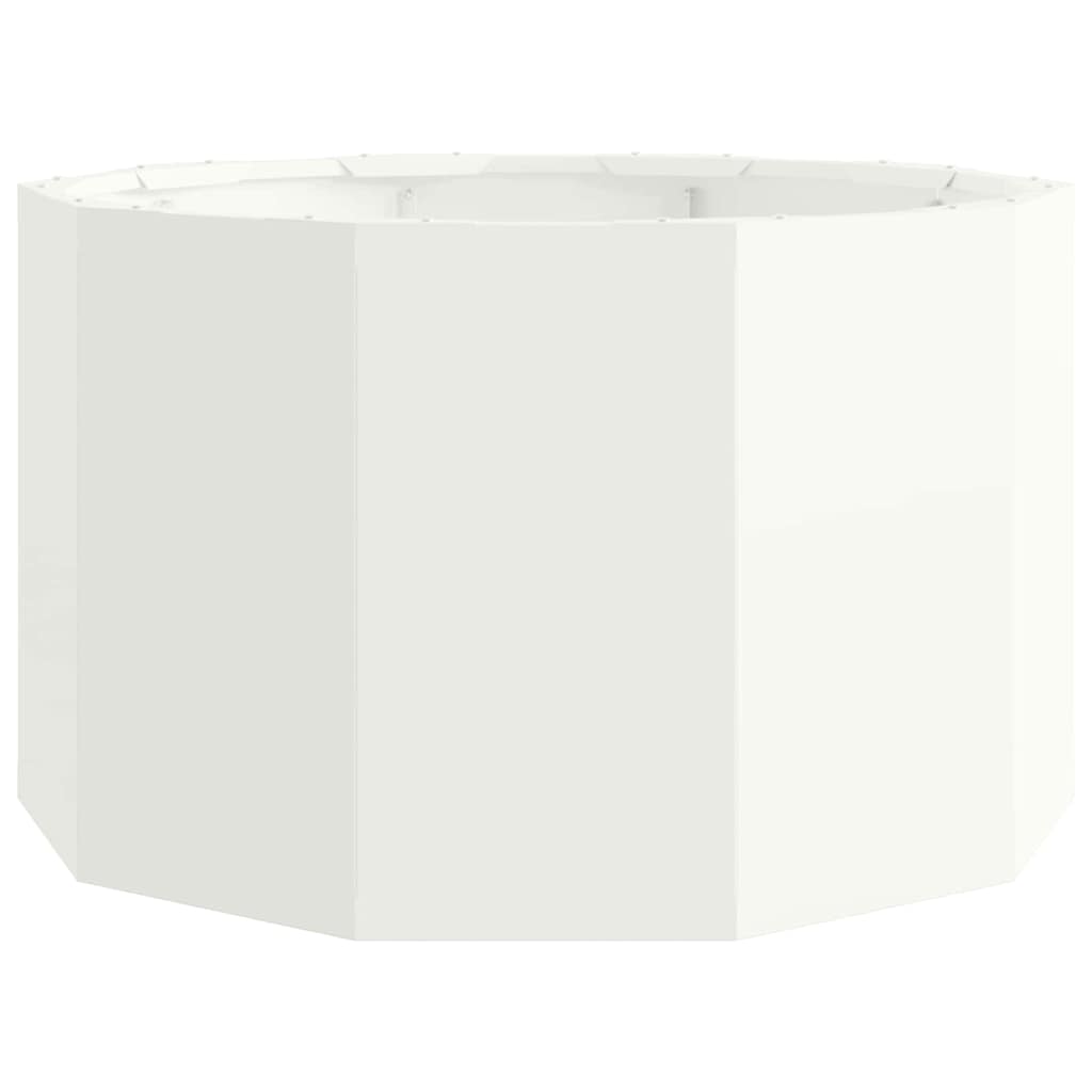 Plantenbak Wit 60 x 60 x 35 cm Staal