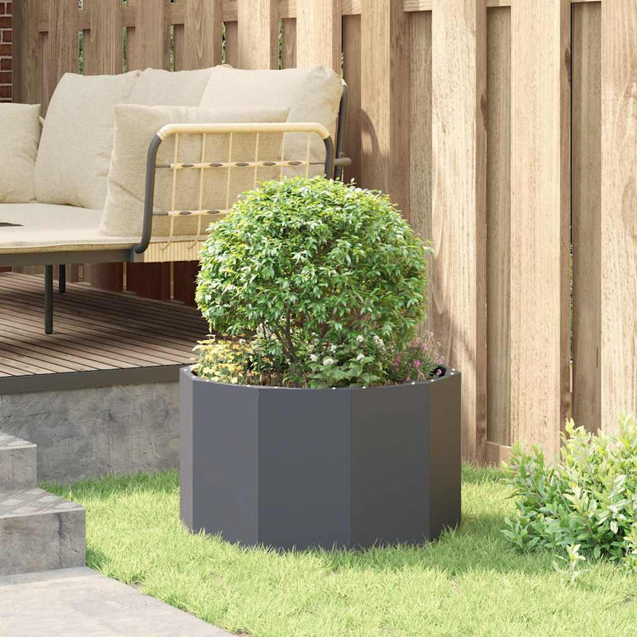 Plantenbak Antraciet 60 x 60 x 35 cm Staal