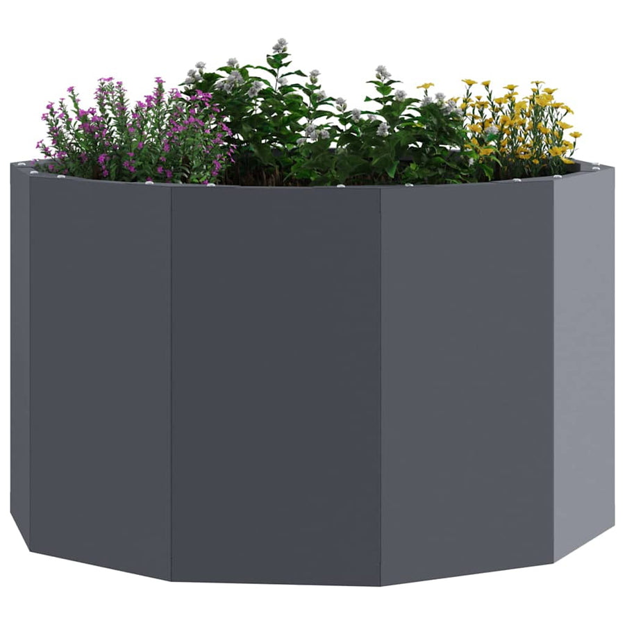 Plantenbak Antraciet 60 x 60 x 35 cm Staal