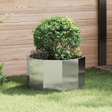 Plantenbak Zilver 60 x 60 x 35 cm Roestvrij staal