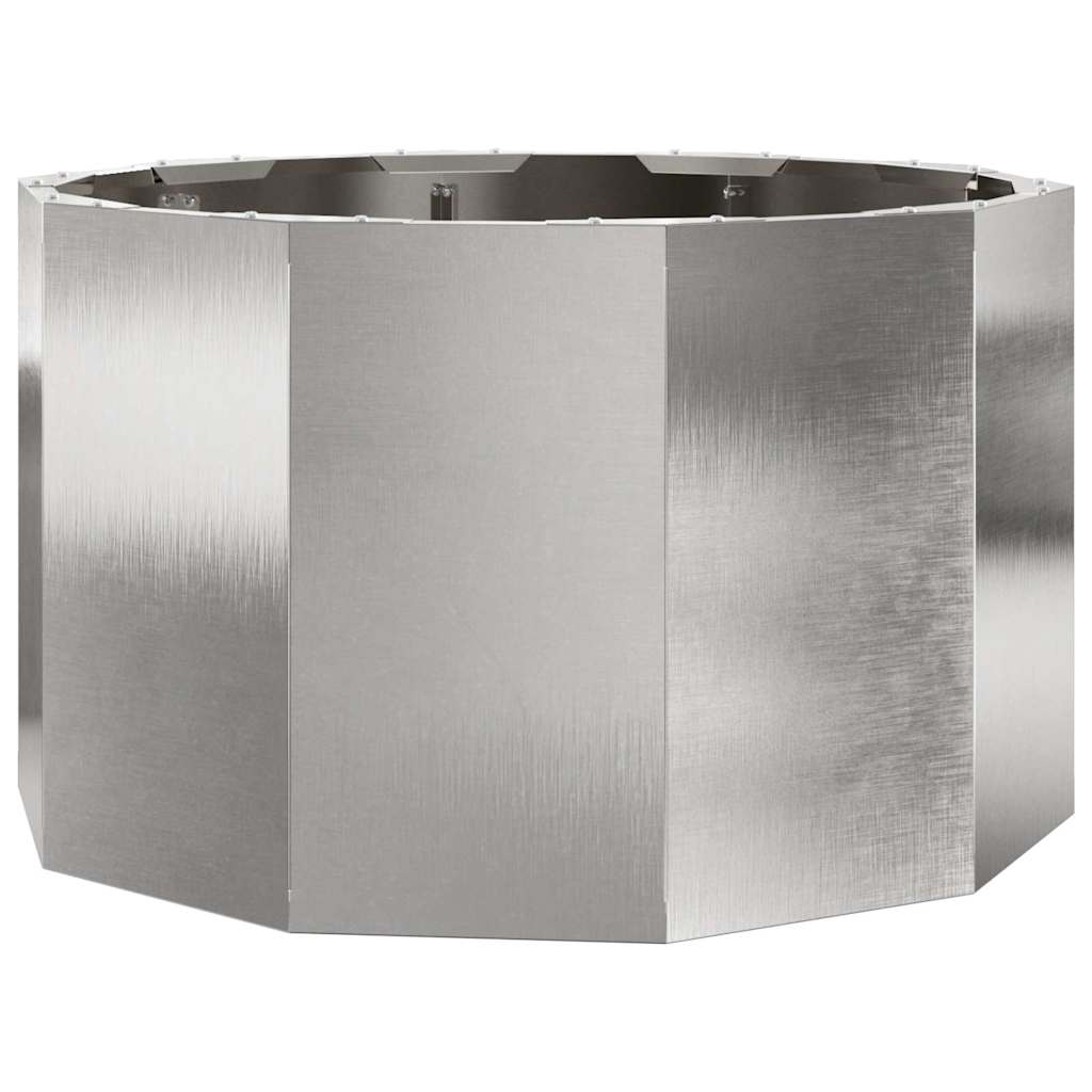 Plantenbak Zilver 60 x 60 x 35 cm Roestvrij staal