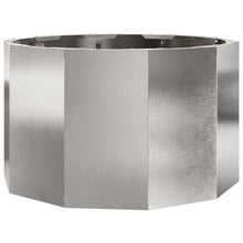 Plantenbak Zilver 60 x 60 x 35 cm Roestvrij staal